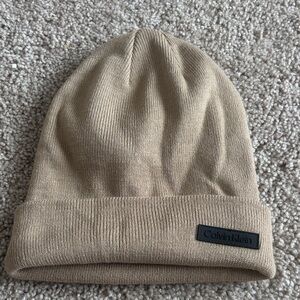 Calvin Klein Men's Knit Cuff Beanie - Beige/Tan
